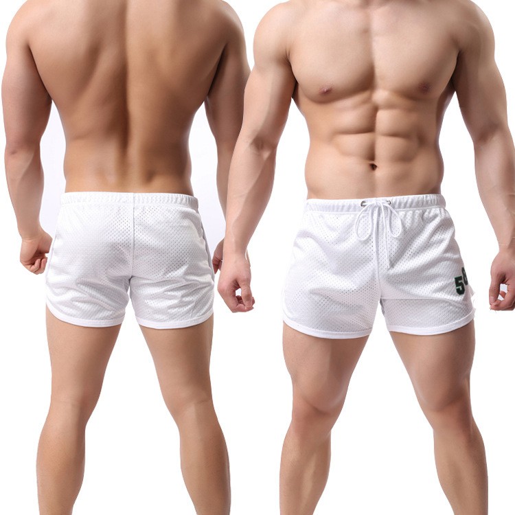 Quần short thể thao nam 2 lớp không xuyên thấu 3 trong 1 - Gym - Bơi-Ngủ