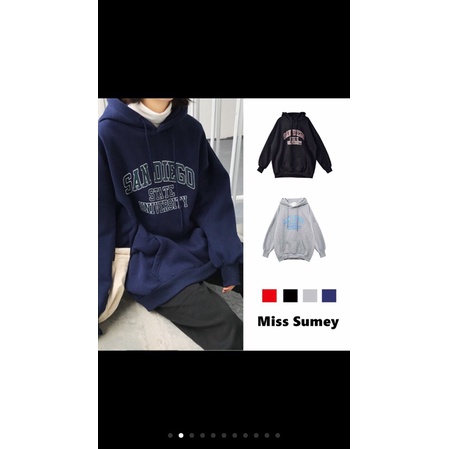 áo Hoodie chữ Tiếng Anh