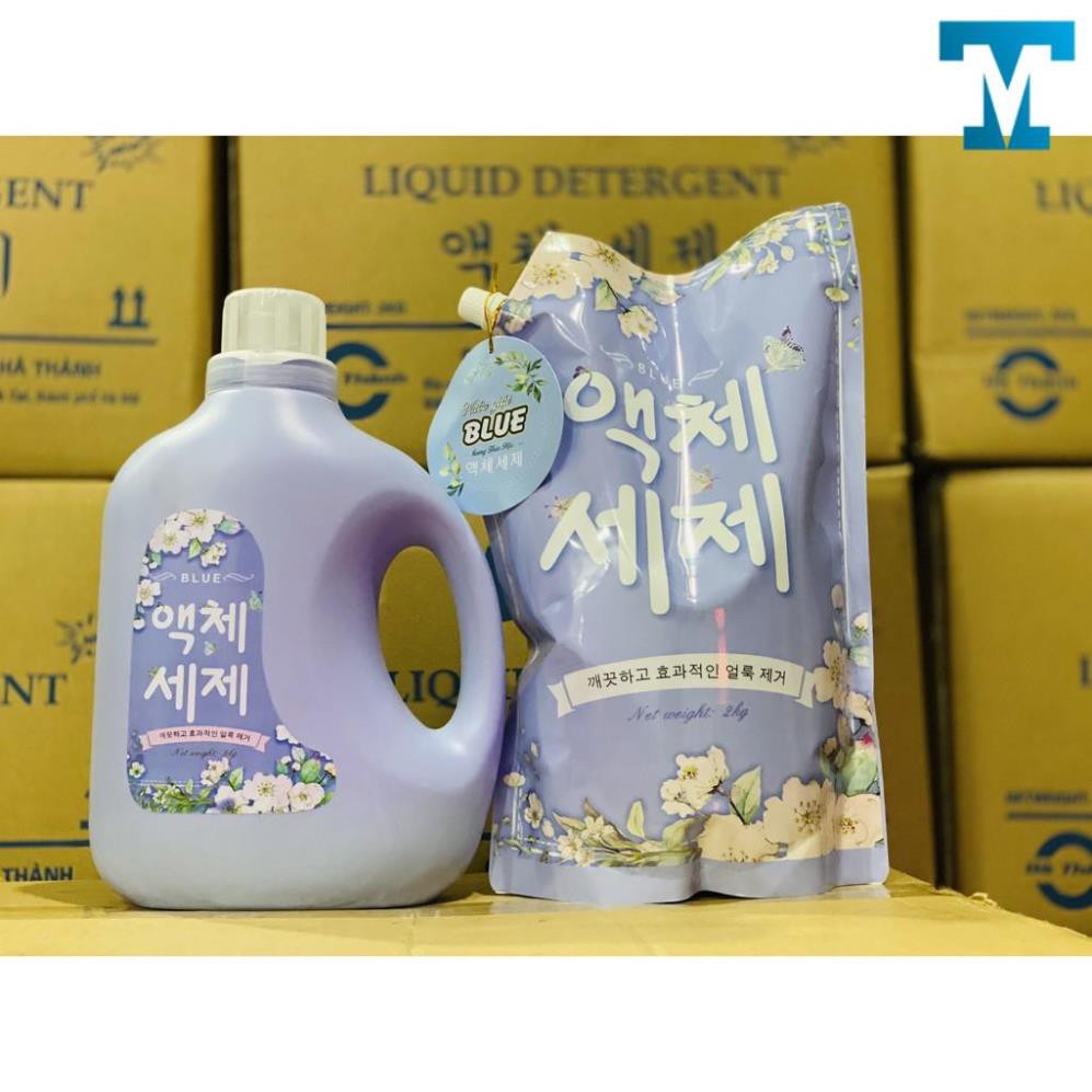 Nước Giặt Blue Hàn Quốc Hương Thảo Mộc Chính Hãng 2000ML