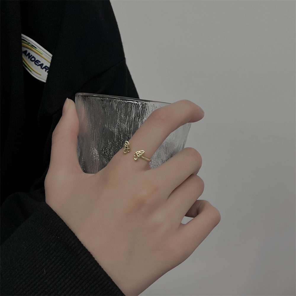 Nhẫn Hình Bướm Thiết Kế Mới Đơn Giản Thời Trang Dành Cho Nữ