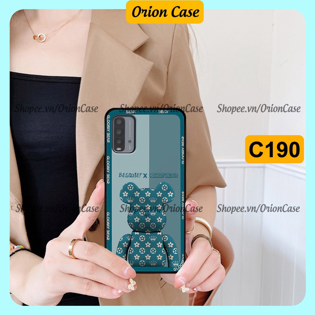 Ốp lưng Xiaomi Redmi 9T - Poco M3 in hình bearbrick 3D thời trang, cá tính. ốp chống sốc, bền đẹp