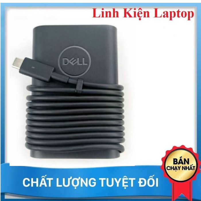 Sạc Laptop Dell Latitude 7200 7300 7400 (2in1) Type-C Oval - tặng kèm dây nguồn