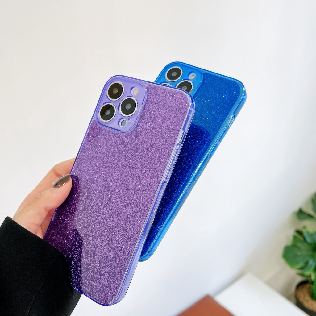 Ốp Điện Thoại Màu Dạ Quang Chống Sốc Thời Trang Cho Iphone