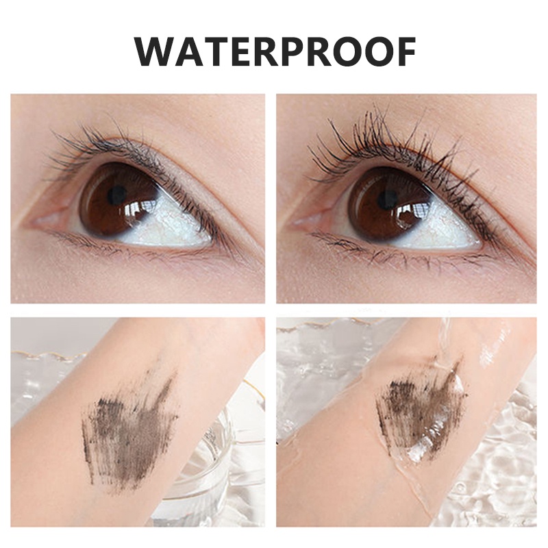 Mascara Sợi 3D Chống Thấm Nước Chuốt Dài Cong Và Dày Mi Thiết Kế Nhỏ Gọn Tiện Dụng