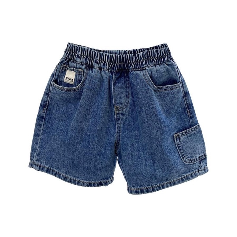 Quần Short Denim Kiểu Hàn Quốc Thời Trang Mùa Hè Cho Bé Trai Từ 3-7 Tuổi