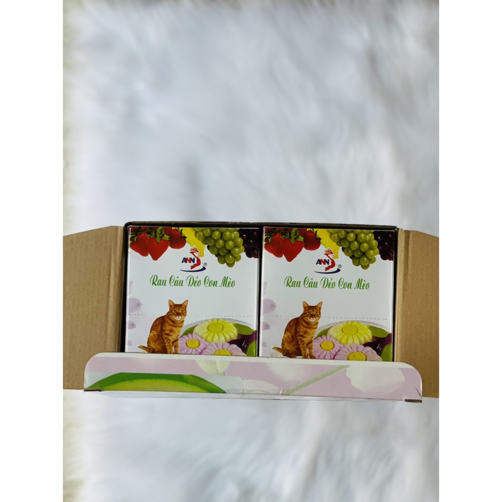 Rau câu dẻo CON MÈO 1 thùng   – Đảm bảo chất lượng