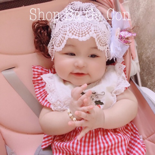 Băng đô tóc giả cho bé Shop Ba Gà Con