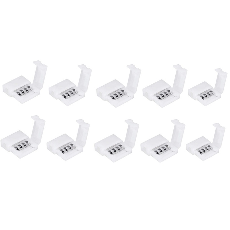 Đầu Nối Dây Đèn LED RGB 4 Pin 10mm Chuyên Dụng ​Set 10 Đầu Nối Chuyển Đổi Chuyên Dụng
