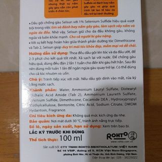 [Chính hãng ™] Dầu gội chống gàu Selsun 100ml