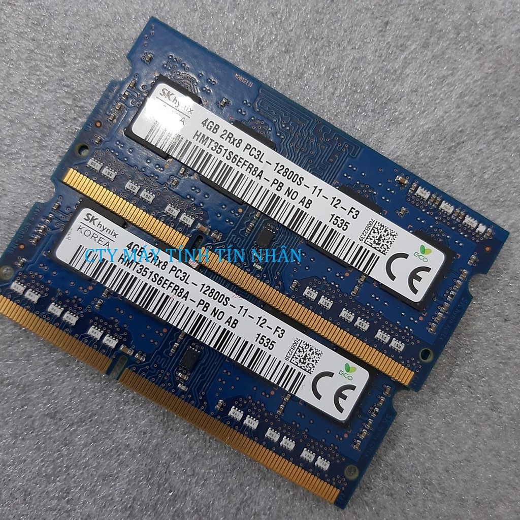 Ram Laptop: DR3 PC3L 4G 1600 - Ram mới, dùng gắn cho máy Laptop, không dùng cho máy tính PC