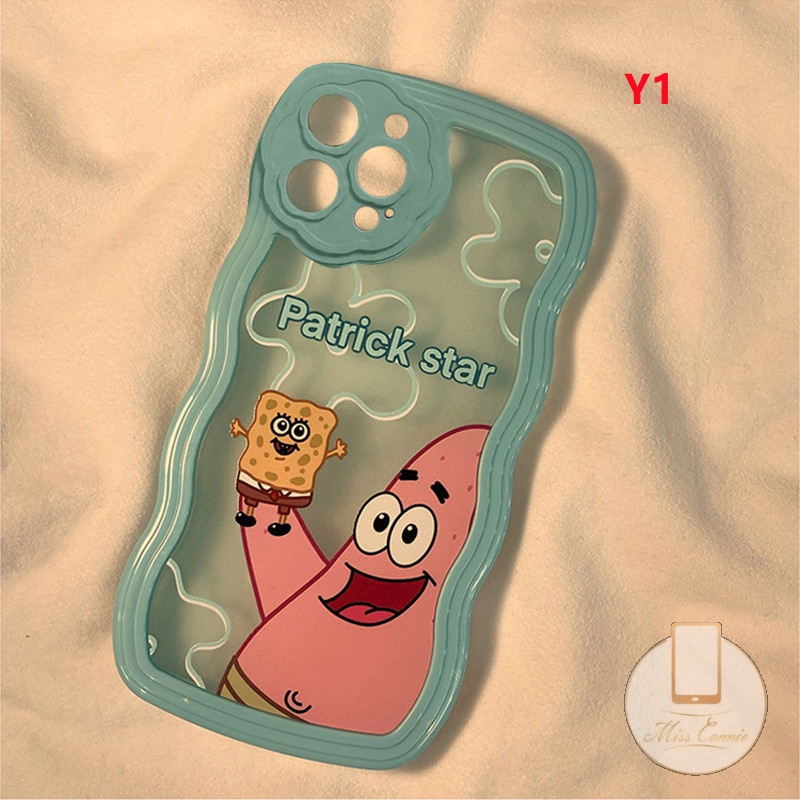 Ốp Điện Thoại Mềm Họa Tiết SpongeBob Patrick Dễ Thương Cho iPhone 11 13 12 Pro MAX 6 6s 7 8 Plus XR X XS MAX SE 2020