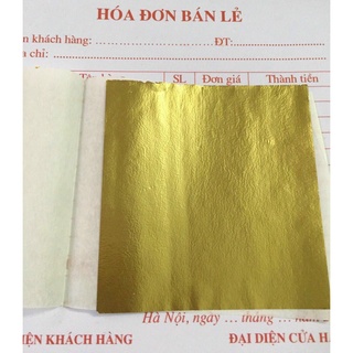 Mặt nạ vàng lá 24k, mặt nạ vàng dát mỏng hộ 100 miếng