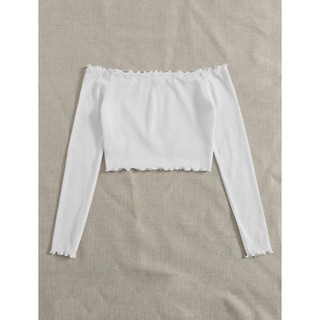 Áo crop top + Áo trễ vai