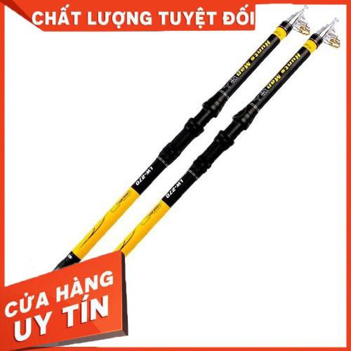 [ XẢ HÀNG ] BỘ CẦN CÂU MÁY HUNTS MAN MÁY CÂU CÁ kim loại QE [ Tặng full bộ phụ kiện câu cá ] - Bộ cần huntman máy QE