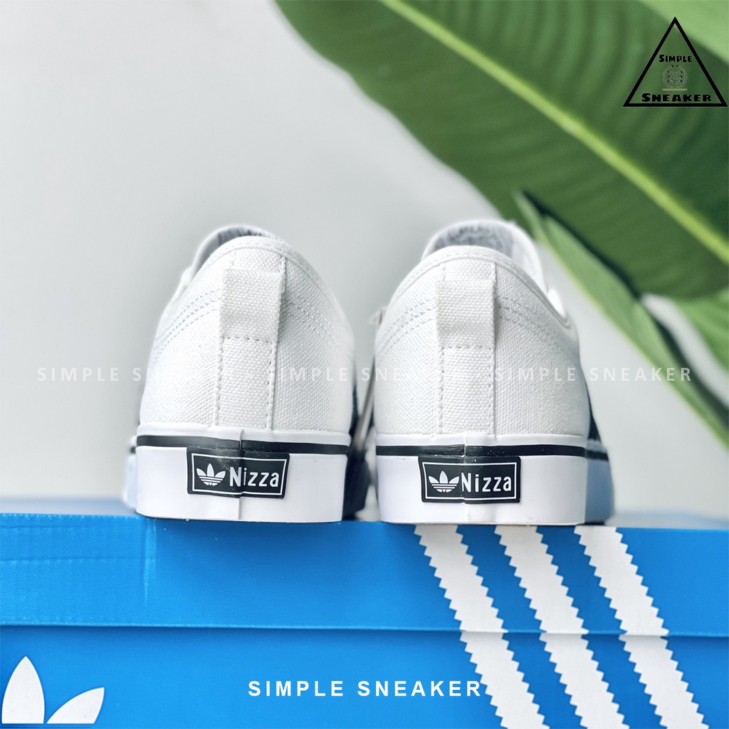Giày Sneaker Adidas Nizza HÀNG CHÍNH HÃNGGiày Thể Thao Nam Nữ Adidas Nizza Trefoil Black White [CQ2333] Simple Sneaker