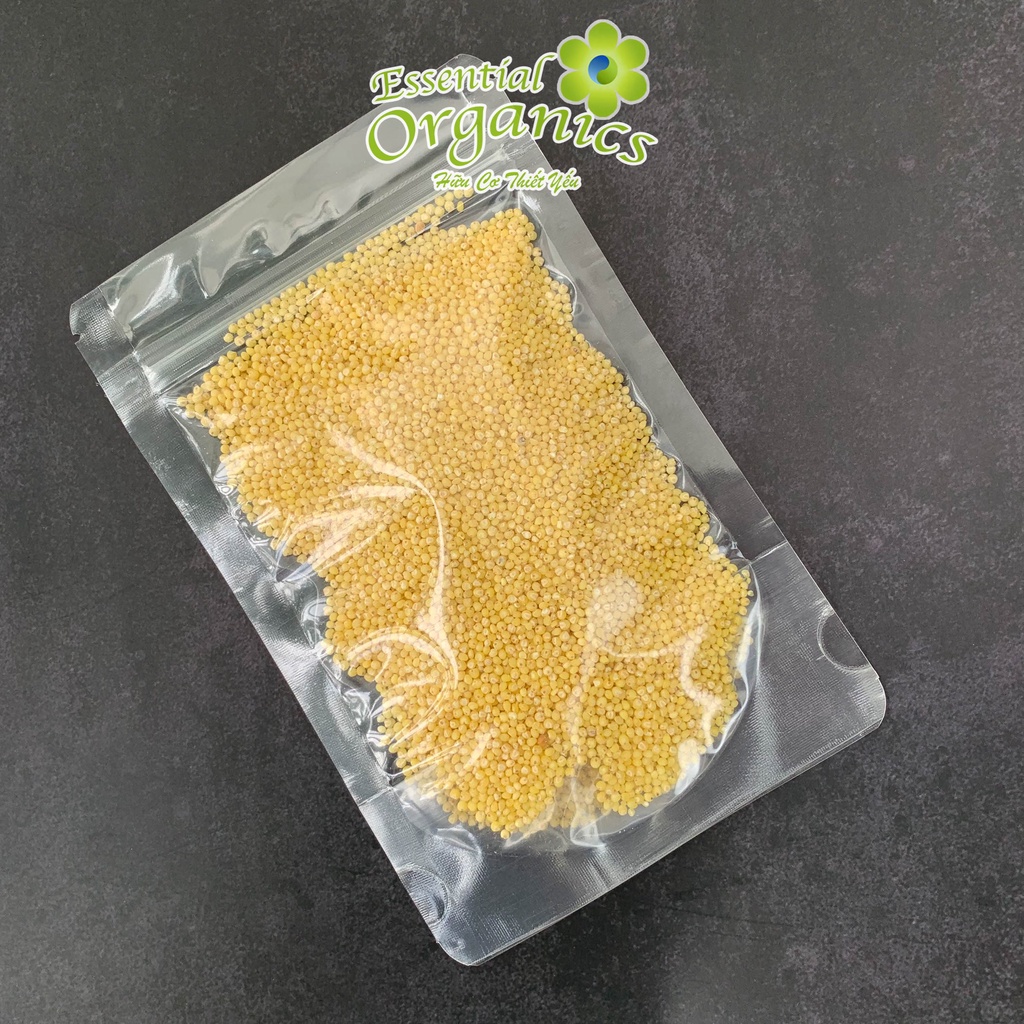 Hạt kê hữu cơ đã bóc vỏ Markal 500g - Pháp - hạt kê cho bé ăn dặm