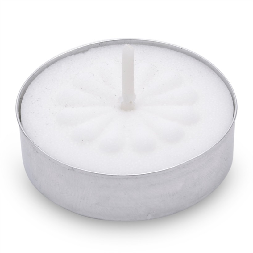 Vỉ 50 nến tealight bông mai Teelichter Eden Candle FtraMart (Trắng)