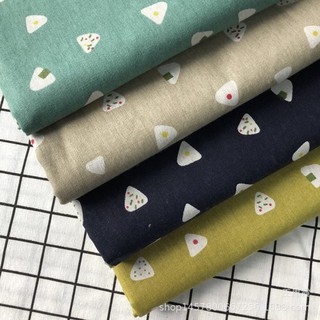 Vải canvas mẫu bánh sushi