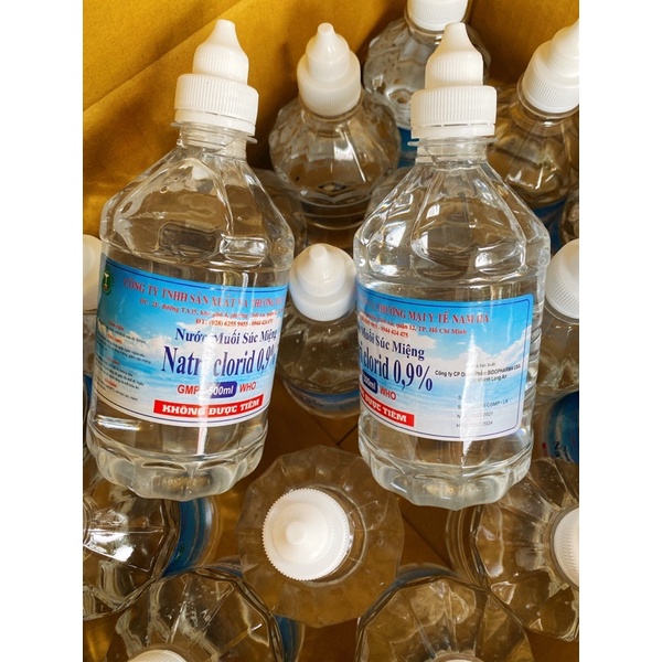 Nước muối sinh lý Nam Hà (đạt chuẩn) 1000ml