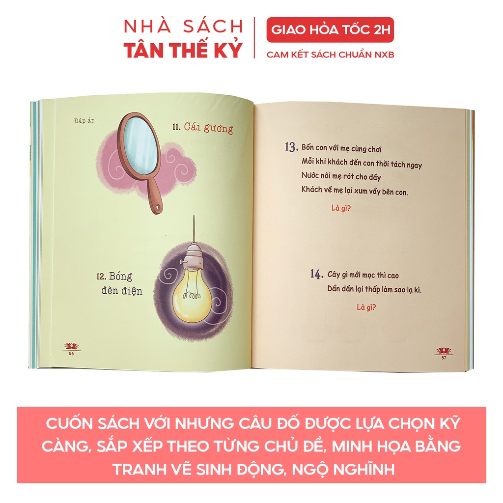 Sách - Câu đố và trò chơi dân gian bằng tranh cho bé tập đọc phát triển ngôn ngữ và trí tuệ