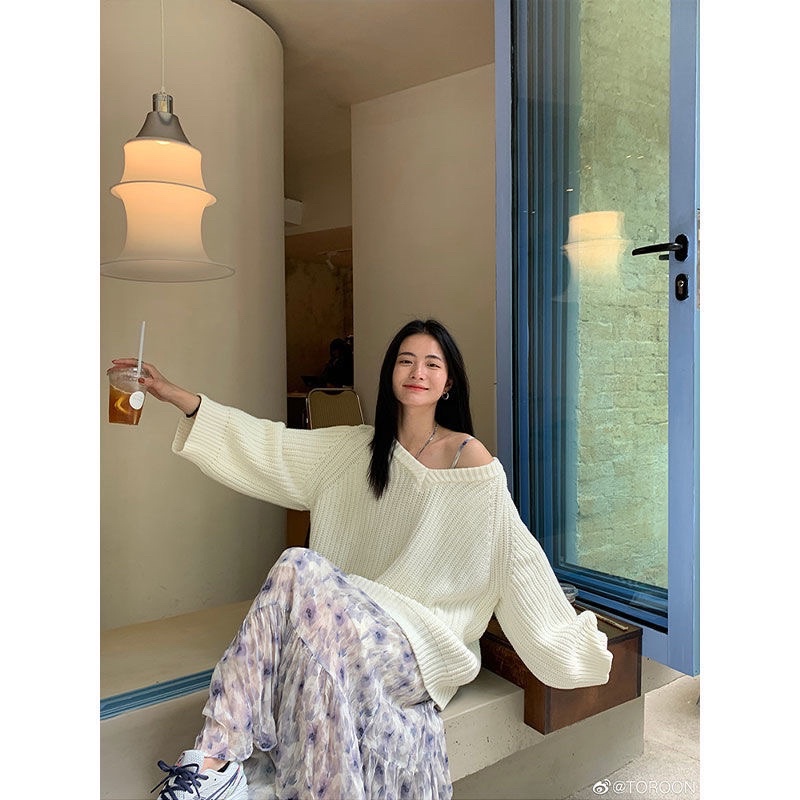 Áo len cardigan nữ màu trắng  basic phong cách hàn quốc mặc được 2 kiểu