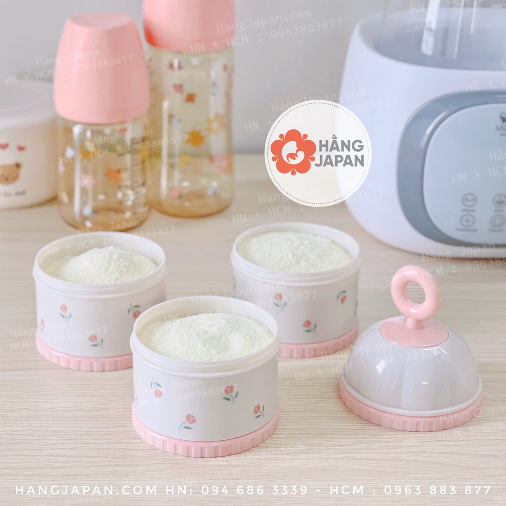 Hộp chia sữa 3 ngăn TGM cho bé Xuất Hàn 7,4 x 7,4 x 20,7cm