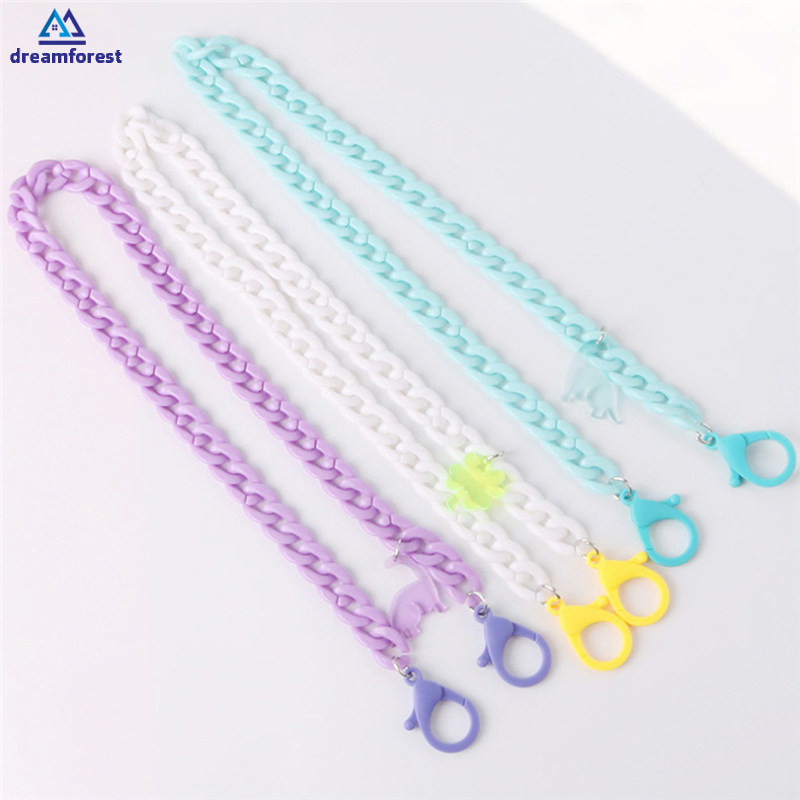 DF (Hàng Mới Về) Dây Đeo Khẩu Trang Hình Lá Chất Liệu Acrylic Tiện Dụng | BigBuy360 - bigbuy360.vn