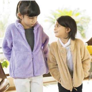 Áo lông cừu 2 mặt UNIQLO dành cho bé gái