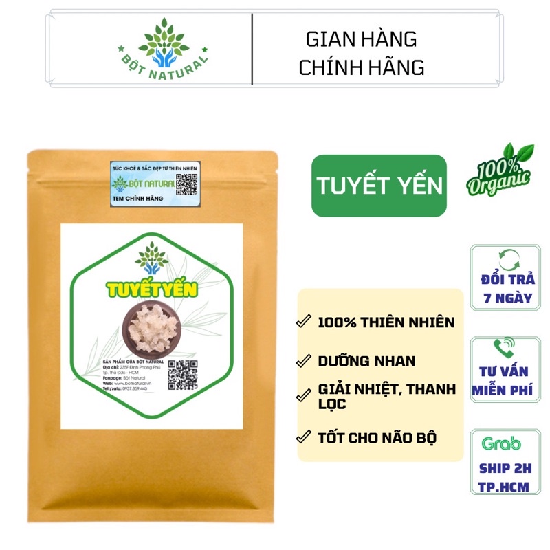 Tuyết yến Vân Nam loại thượng hạng nấu chè dưỡng nhan | Bột Natural