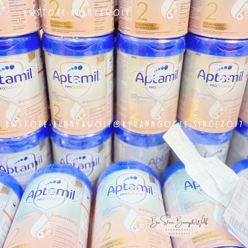 Sữa Aptamil Profutura Bạc nội địa Đức 800gr Mẫu Mới - Pre, Số 1, 2 - Bw Store