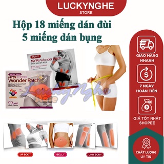 Miếng dán tan mỡ đùi chân bụng COMBO 18 miếng giúp cơ thể thon gọn MyMi