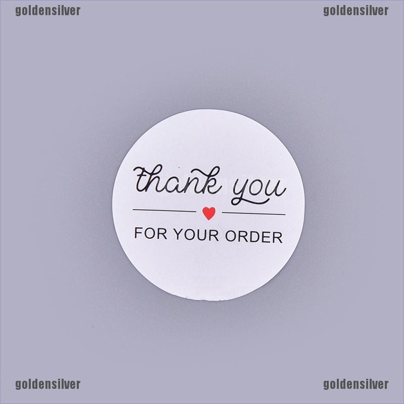 Cuộn 500 Miếng Dán Chữ Thank You For Your Order