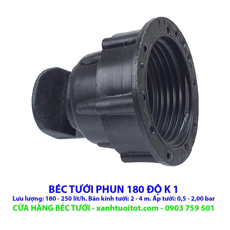 Bộ 10 cái BÉC TƯỚI CÂY PHUN MỘT BÊN 180 ĐỘ K1