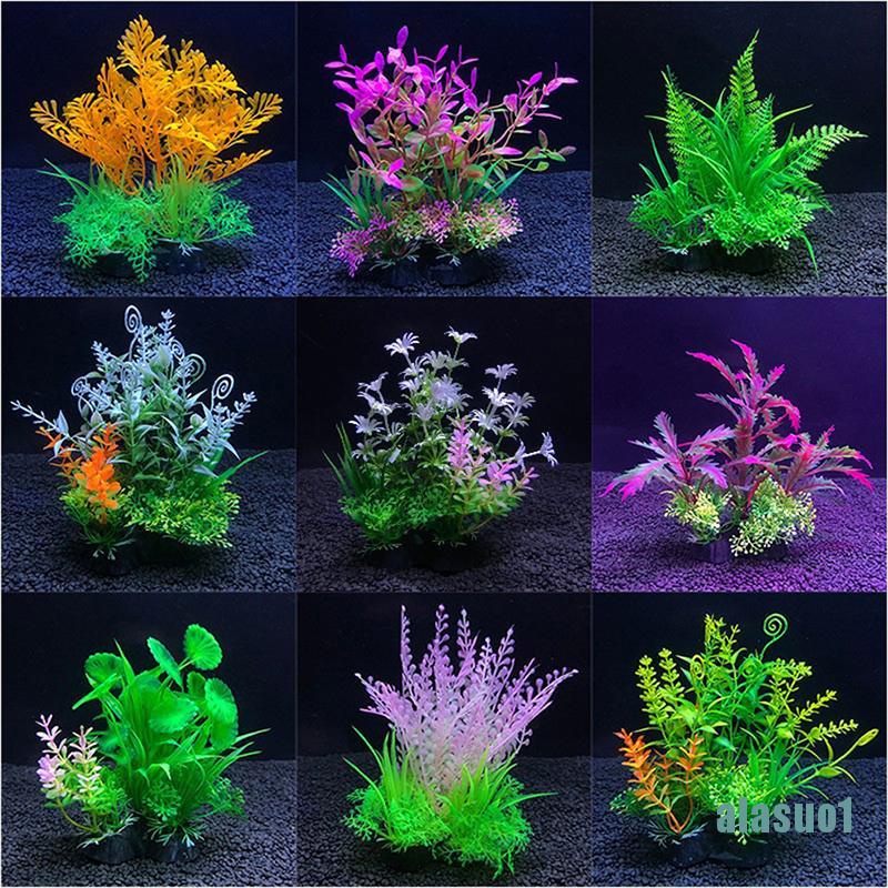 Cỏ Nhân Tạo Trang Trí Bể Cá 13 Loại