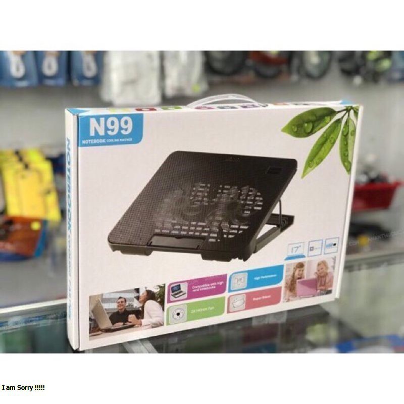 Fan tản nhiệt Laptop N99 2 fan
