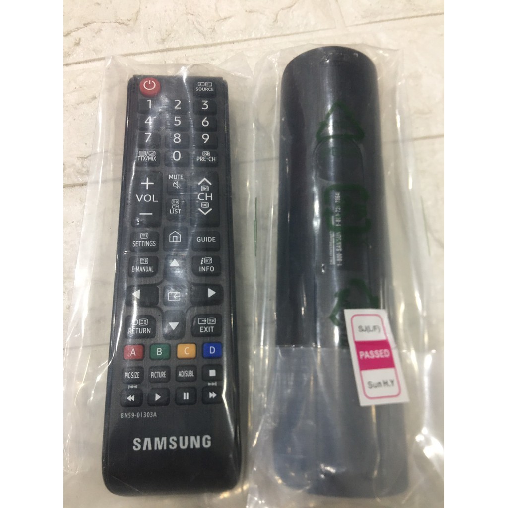 Điều khiển samsung ngắn sịn mã 303 kèm pin