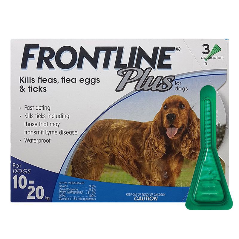 [ 1 tuýp ] Thuốc Nhỏ Gáy Trị Ve Rận Frontline Plus Cho chó ( 10-20KG)