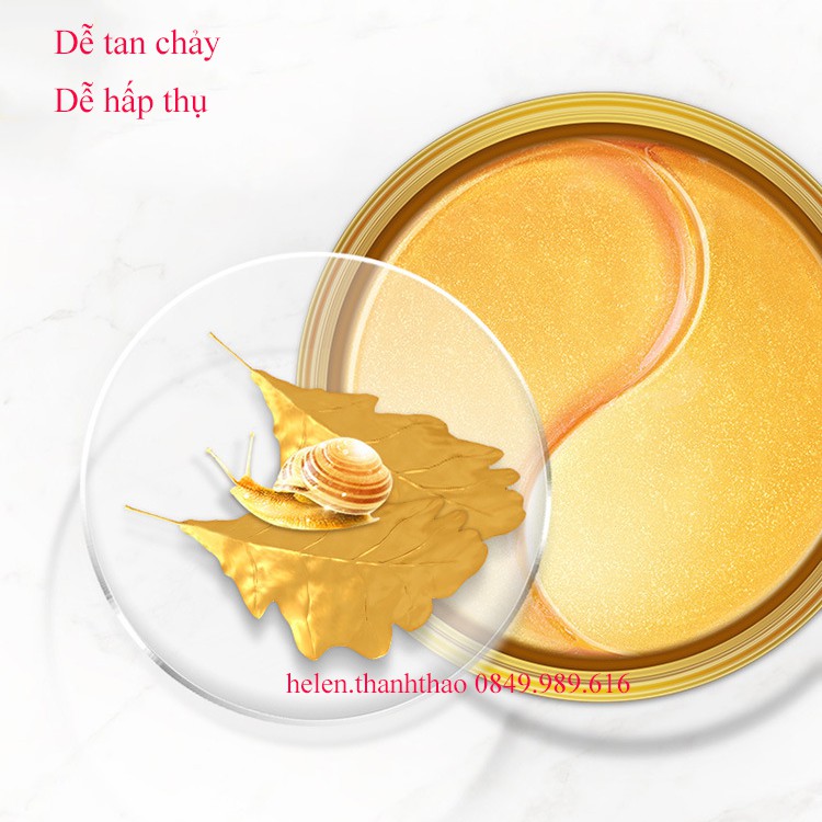 Mặt nạ mắt nội địa trung BISUTANG BINGJU Gold snail moisturizing của BiYing Cosmetics cực kỳ nổi tiếng 🍑