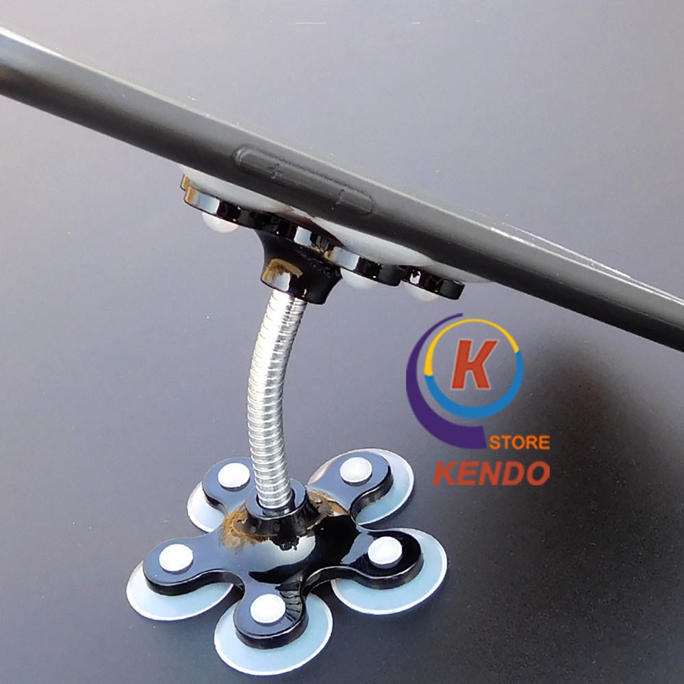[Siêu Tiện Ích] Giá Đỡ Điện Thoại VIP Núm Cao Su Hình Bông Hoa 5 Cánh 2 Đầu- KendoStore | BigBuy360 - bigbuy360.vn