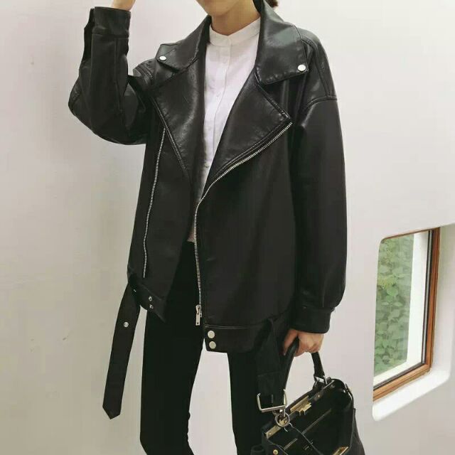 Áo khoác Jacket Da Freesize