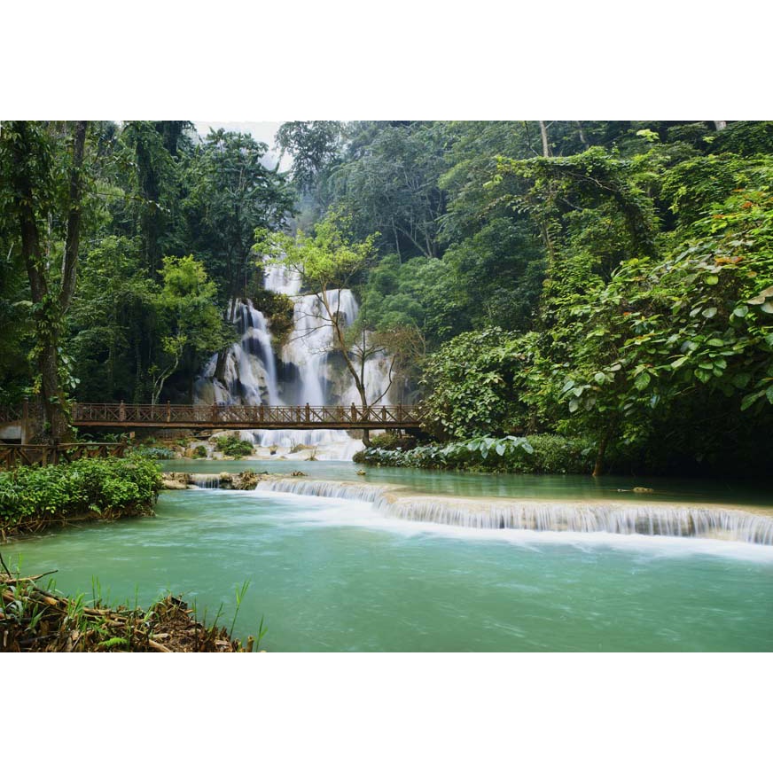 Tranh dán tường thác nước thiên nhiên trong lành