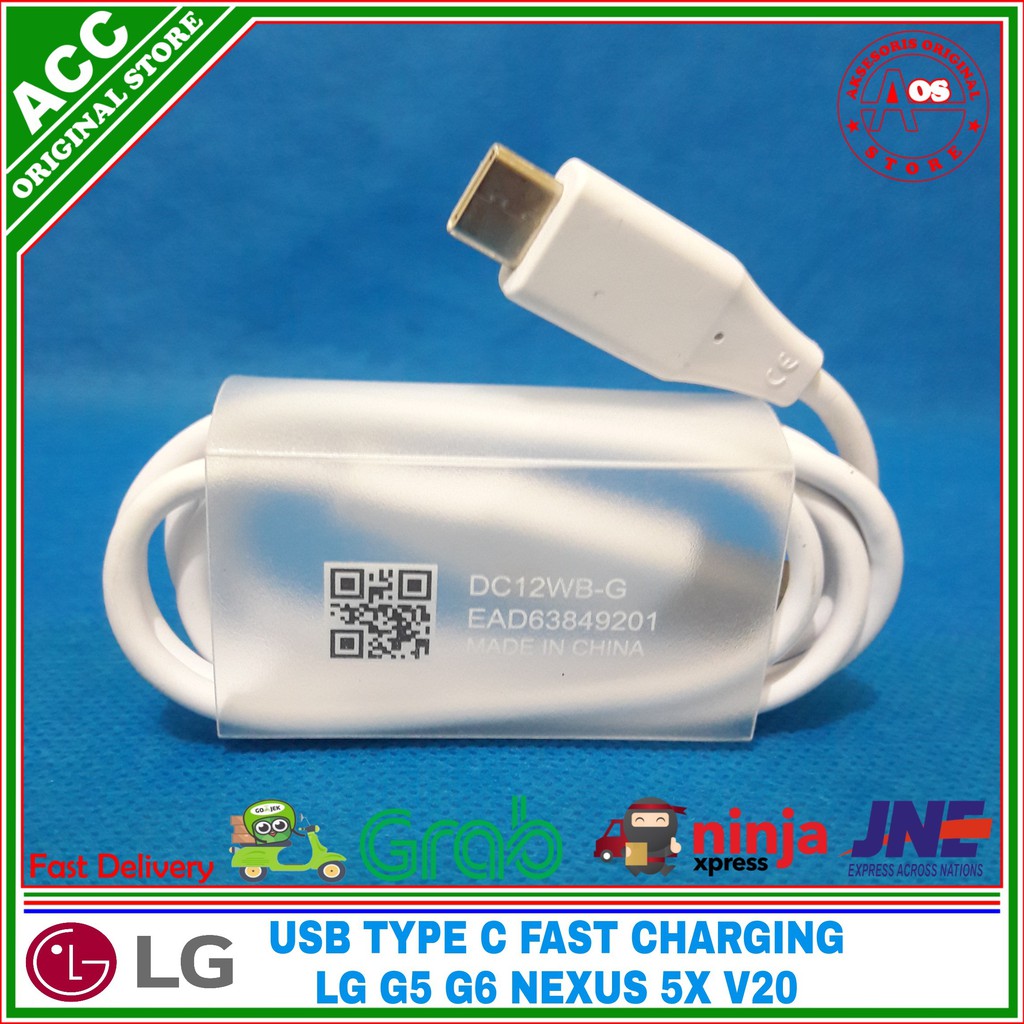 Dây Cáp Sạc Nhanh Usb Type C 100% Cho Lg G5 G6 Nexus 5x V20