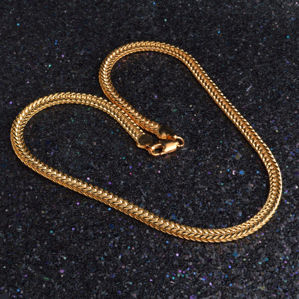 Vòng cổ Nam Nữ Mạ Vàng 18K Dài 50cm