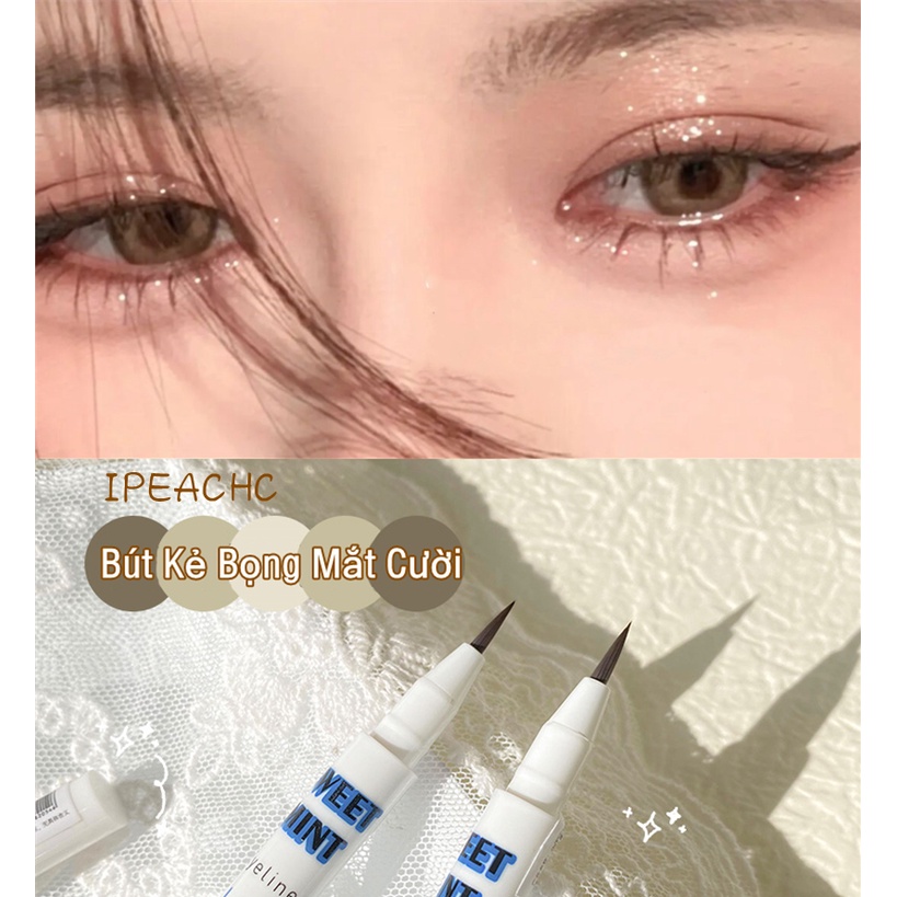Bút vẽ bọng mắt cười và nếp mí Sweet Mint dạng lỏng màu nâu nude lâu trôi không thấm nước