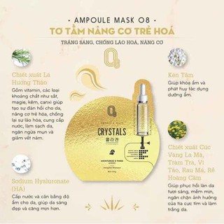 Mặt Nạ O8 (vàng) - nâng cơ trẻ hóa