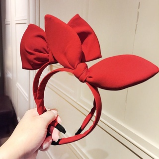 CC35 Cài tóc băng đô nữ bờm MICKEY nơ đỏ nơ nón chấm bi 🤡 chú hề