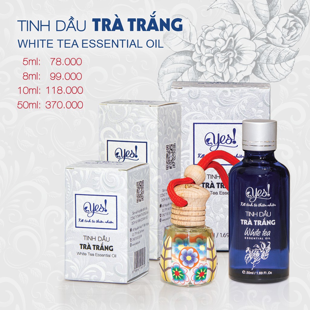 TINH DẦU TRÀ TRẮNG YES! ( WHITE TEA ESSENTIAL OIL )