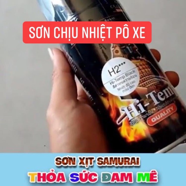 sơn chịu nhệt pô xe máy