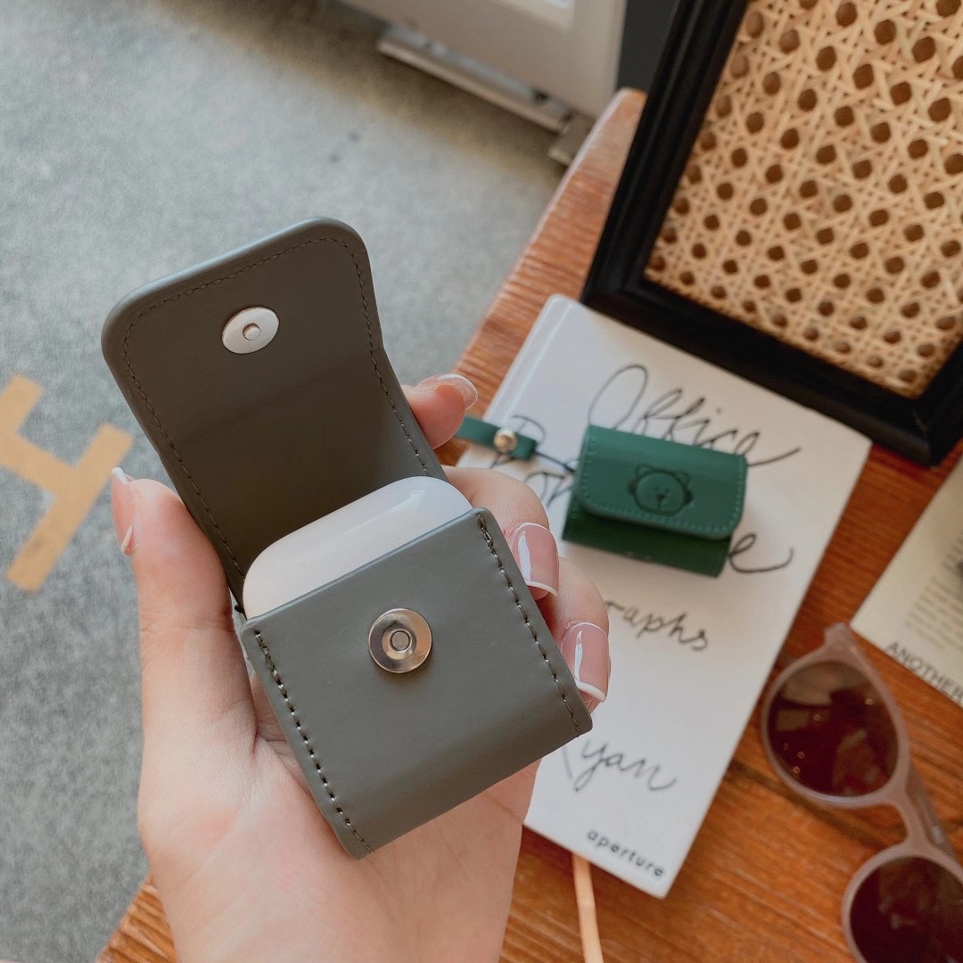 Vỏ hộp tai nghe không dây từ da mềm dành cho AirPods1/2 AirPods Pro | BigBuy360 - bigbuy360.vn