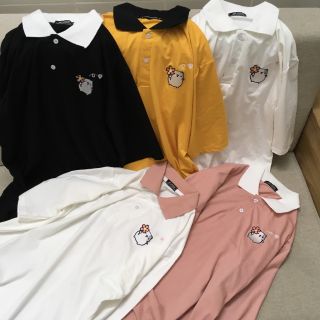 Áo polo thêu chuột ôm hoa😍😍😍😍😎